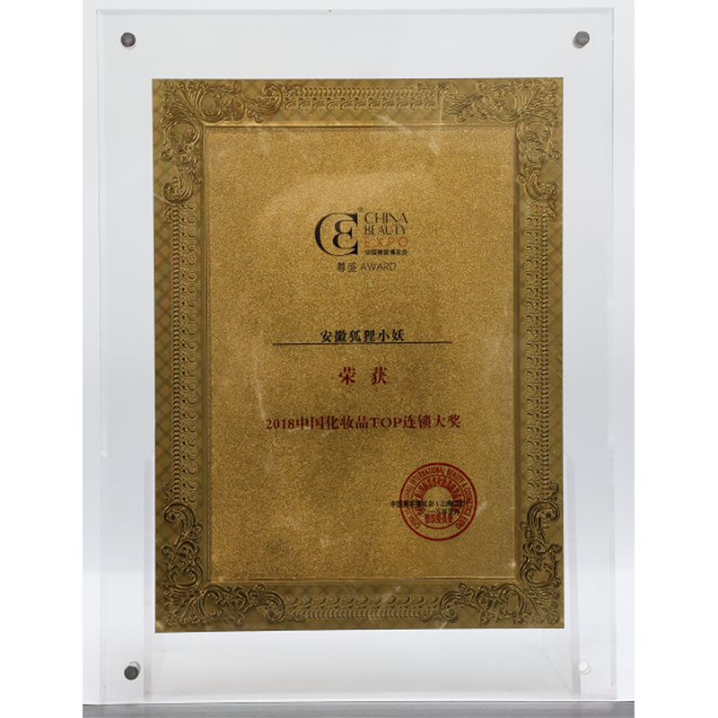 2018中国化妆品TOP连锁大奖